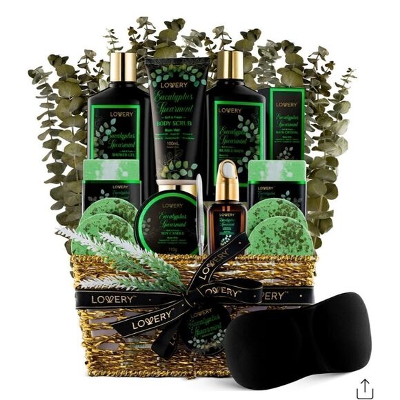 LOVERY Eucalyptus Spearmint Bath Set - Picture 1 of 7